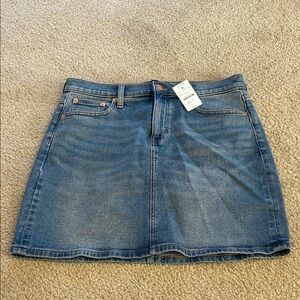 J. Crew. Denim Mini Skirt. NWT. Size 4